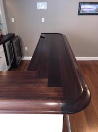 A wet bar is right there at the top of the wish list for a lot homeowners finishing the basement! How To Build A Bar Top Diy Parts Hardwoods Incorporated