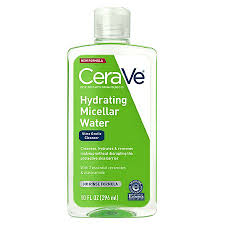 cerave hydrating micellar water ultra gentle cleanser 10 fl oz