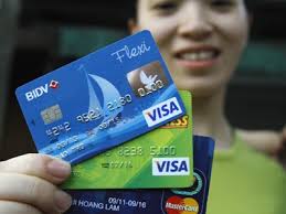 Image result for hình ảnh môt thẻ tín dụng VISA