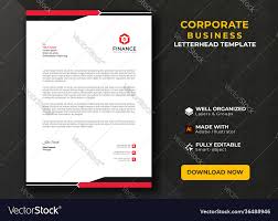 corporate business letterhead template