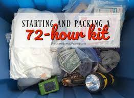 72 hour emergency kit