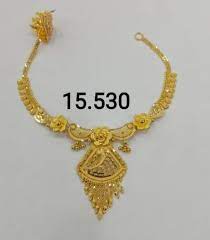 light weight gold necklace