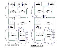 4 Bhk House Plan With Ground Floor And