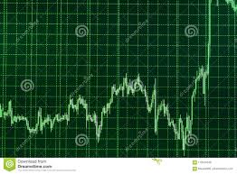 Stock Trade Live Blue Background With Stock Chart