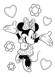mickey mouse and minnie mouse coloring