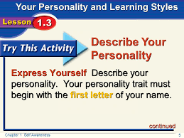 Describe Yourself Your Personality Under Fontanacountryinn Com