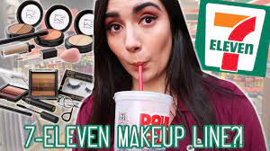 i tried a full face of 7 eleven makeup