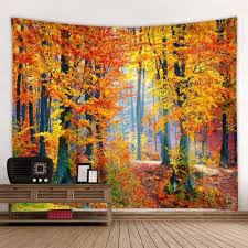 Beautiful Natural Forest Printed Large
