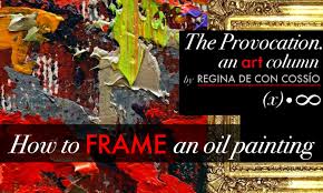 how to frame an oil painting sybaris