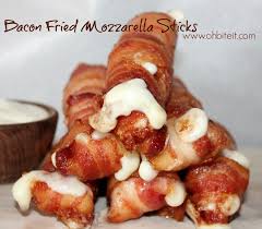 Bacon Fried Mozzarella Sticks! | Oh Bite It
