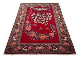 middle east fl light red rug with