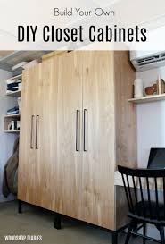 DIY Closet Cabinet With Adjustable Shelves Shoe Rack and Hanger Rod