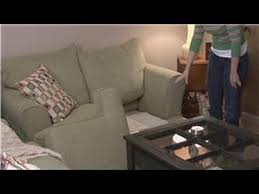 A rubber car floor mat or sink liner can also be used to prevent larger furniture pieces from sliding on tile. Housekeeping Tips How To Keep Couch Cushions From Slipping Youtube