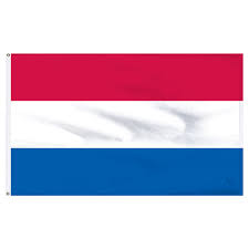 Vlag van nederland) is a horizontal tricolour of red, white, and blue. Netherlands 3ft X 5ft Nylon Flag