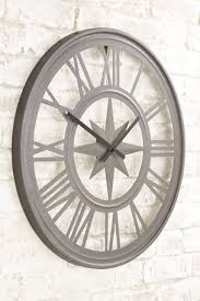 outdoor compass wall clock from the