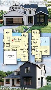 Plan 62882dj 4 Bed New American House