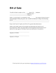 Printable Sample Tractor Bill Of Sale Form In 2019 Bill Of