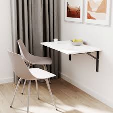 White Wall Table Wall Folding Table Lap