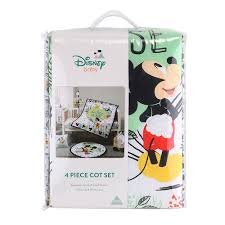 Mickey Doodle Zoo Cot Bedding Set