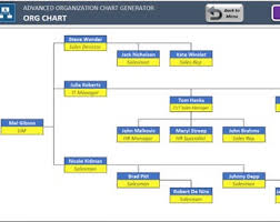 Automatic Org Chart Generator With Photos Ready To Print Etsy