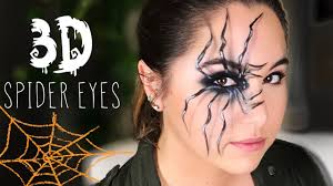 3d spider eyes halloween makeup