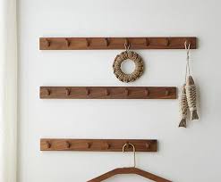 Wooden Clothes Hanger Home Storage