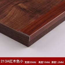 pvc plastic l shaped wood flooring edge