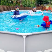 intex prism frame above ground swimming