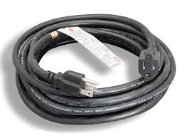 14awg Black Outdoor Extension Cord 25