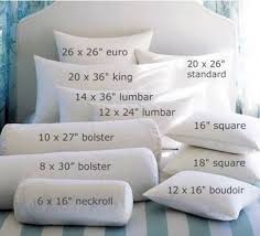 Know Your Pillows Your Guide To Pillow Shapes And Sizes