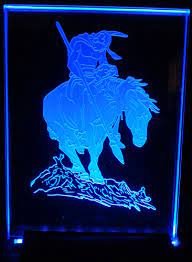 Sandcarved Etched Acrylic Glass Displays