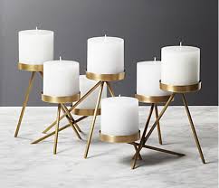 Fireplace Pillar Candle Holders