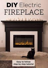 Diy Electric Fireplace Jenna Sue Design