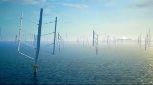 floating vertical axis wind turbines