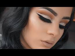 glitter cut crease eyeshadow tutorial