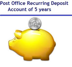 7 4 Post Office Recurring Deposit Account Of 5 Years