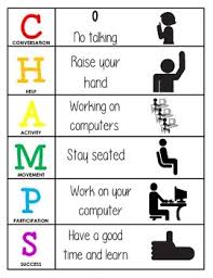 Champs Behavior And Expectations Chart Computer Lab