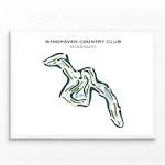 Winghaven Country Club, Missouri - Printed Golf Courses - Golf ...