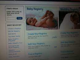 ping with the walmart baby registry