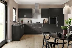 complete kitchen units graphite gloss