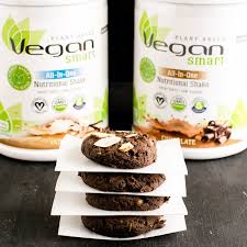 vegan smart chocolate protein cookies