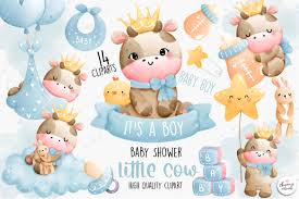 baby cow clipart baby boy clipart