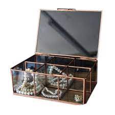 glass jewellery box at rs 445 piece