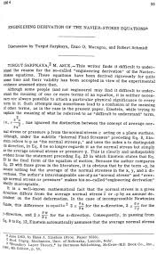 Navier Stokes Equations