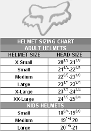 61 Qualified Fox Helmet Sizing Chart