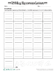 But, it can be a challenging skill to maste. 1st Grade Writing Letters Printable Worksheets Education Com