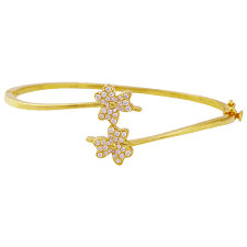 adorable twin fl gold bracelet