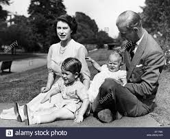 Prince philip is the husband of queen elizabeth ii and was born june 10, 1921, including biography, historical timeline and links to the british royal family tree. Stock Photo Queen Elizabeth Ii And Prince Philip With Children Queen And Prince Phillip Princess Anne Prince Philip