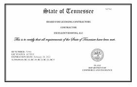 Tennessee state laws may require you to carry certain types of small business insurance. Licensed And Insured Roofing Contractor Excellent Roofing