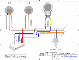 Wiring diagram of single tube light installation with electronic ballast. 05 09 Mustang Sequential Taillights Autotrix Net
